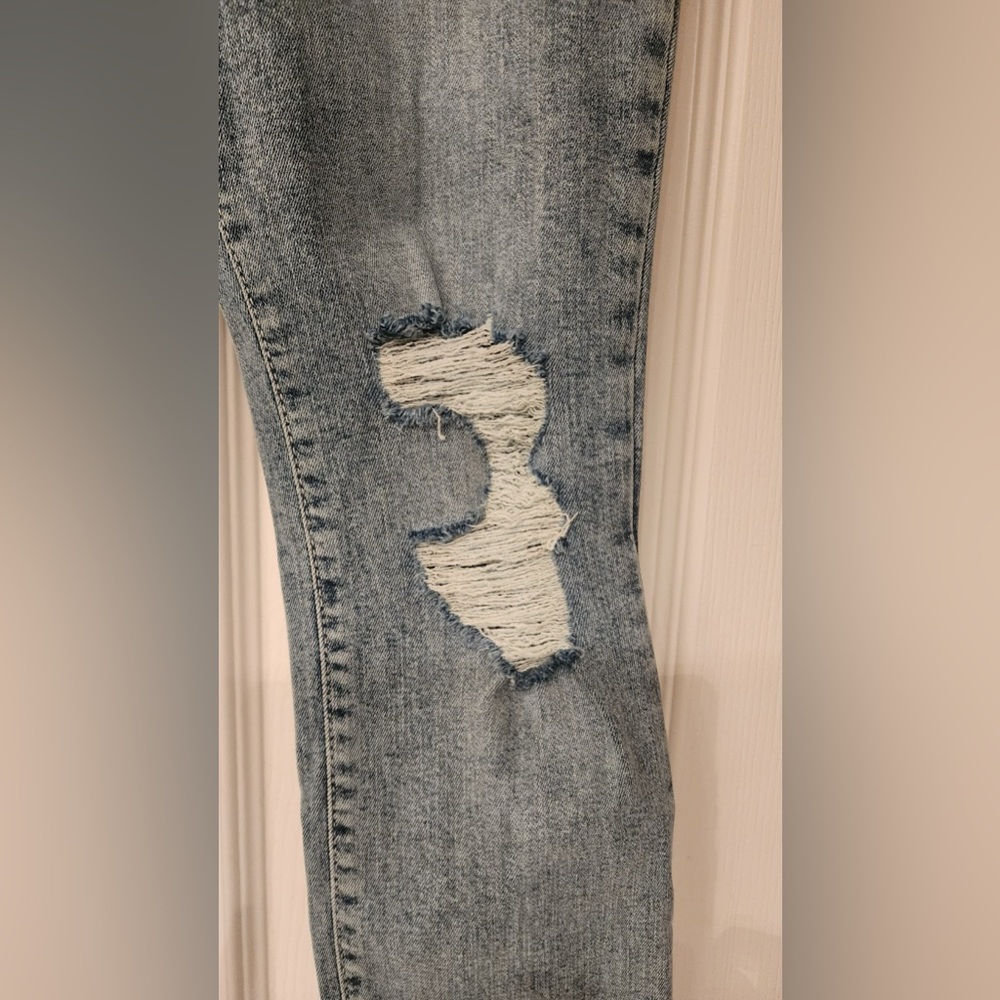 Good American Good Waist Skinny High Rise Blue Jeans Tummy Tech Size 2 /26 - Picture 11 of 16